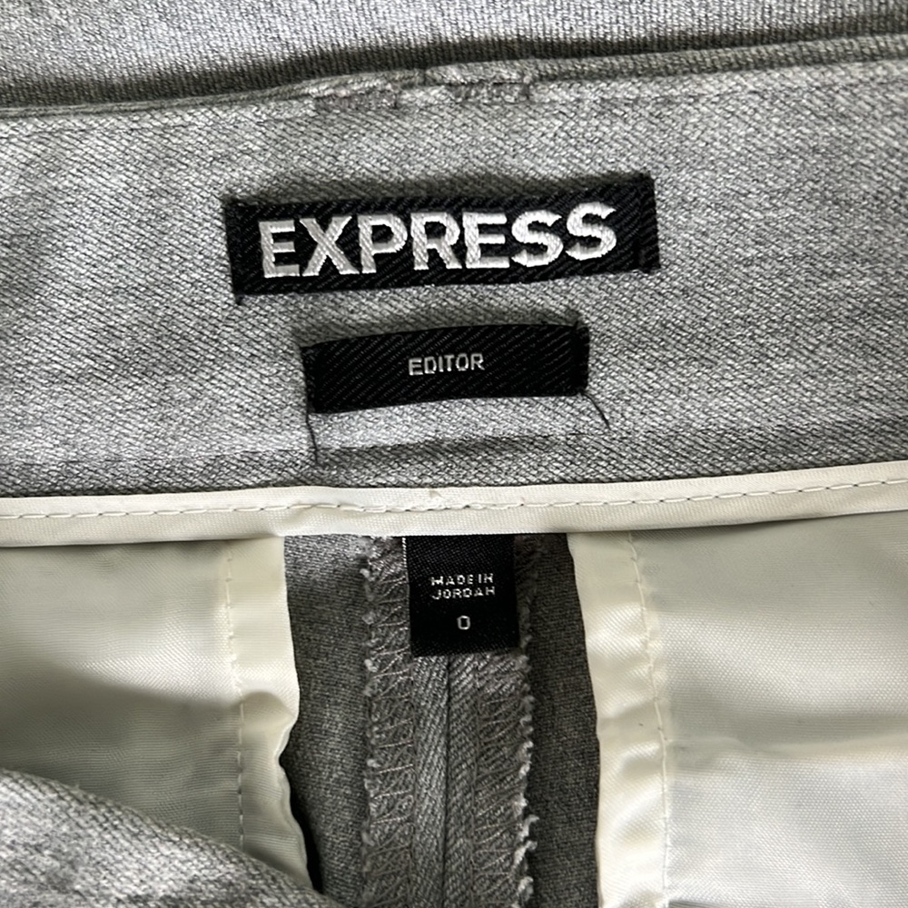 Express Cropped Editor Suit Pants - Picture 2 of 3
